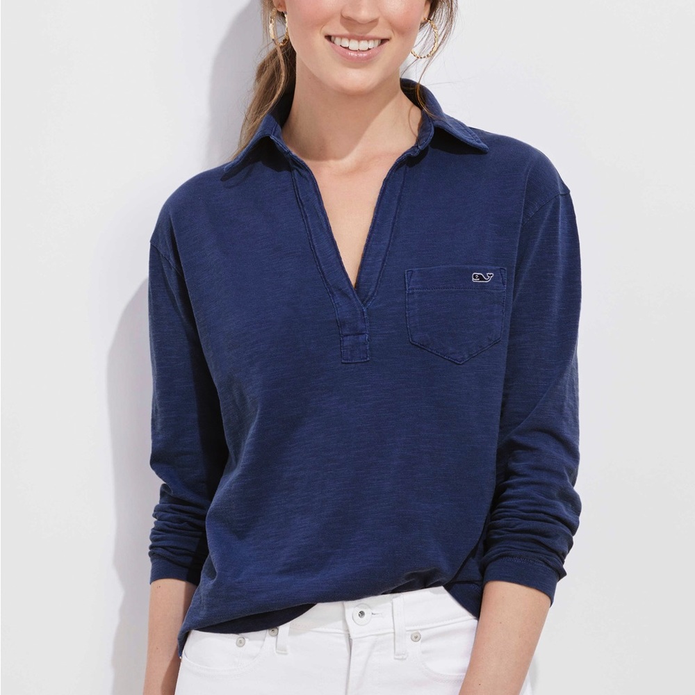Vineyard Vines Slub Polo Popover